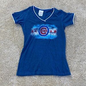 cubs shirt mixed with illinois flag